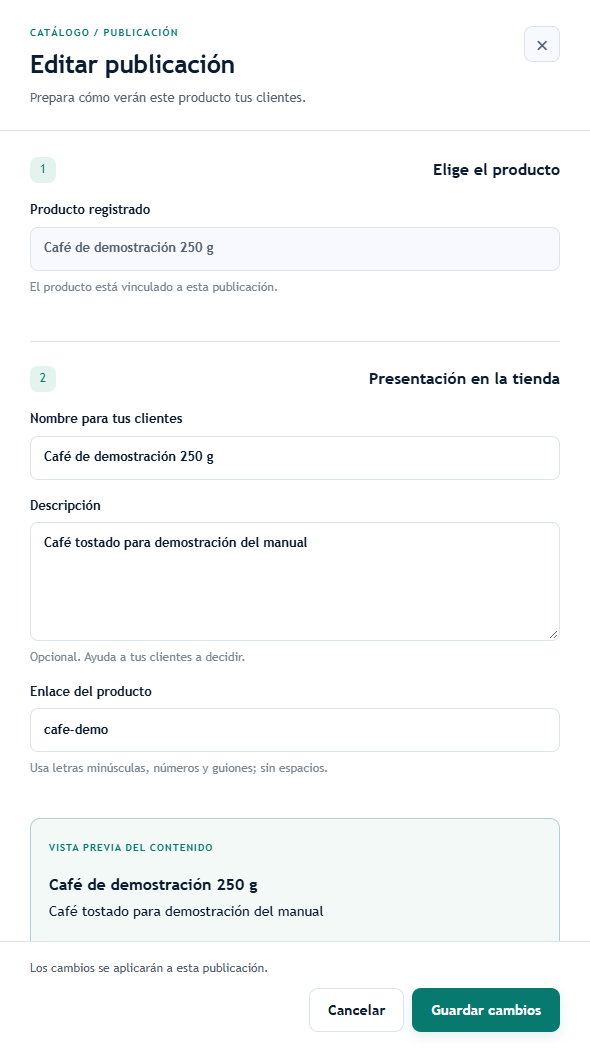 Revisar la presentación de un producto en ecommerce Revisar la presentación de un producto en ecommerce